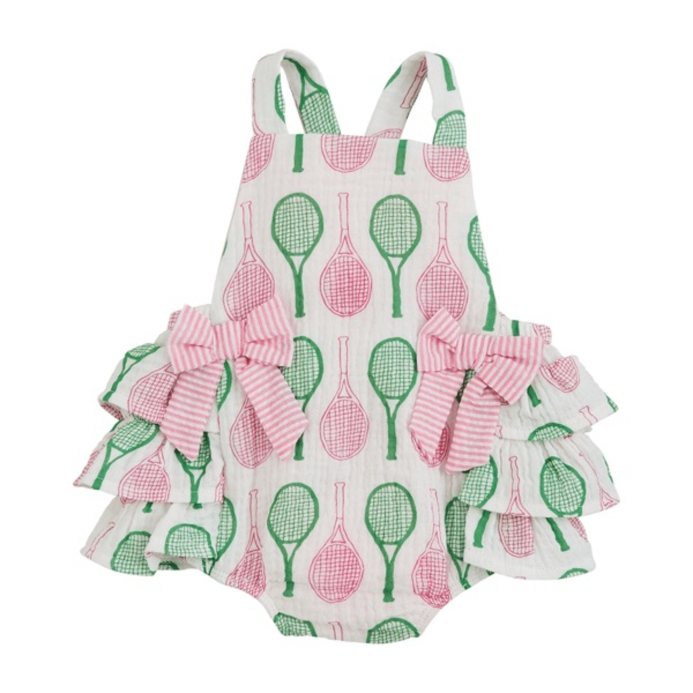 Mudpie Tennis Print Sunsuit